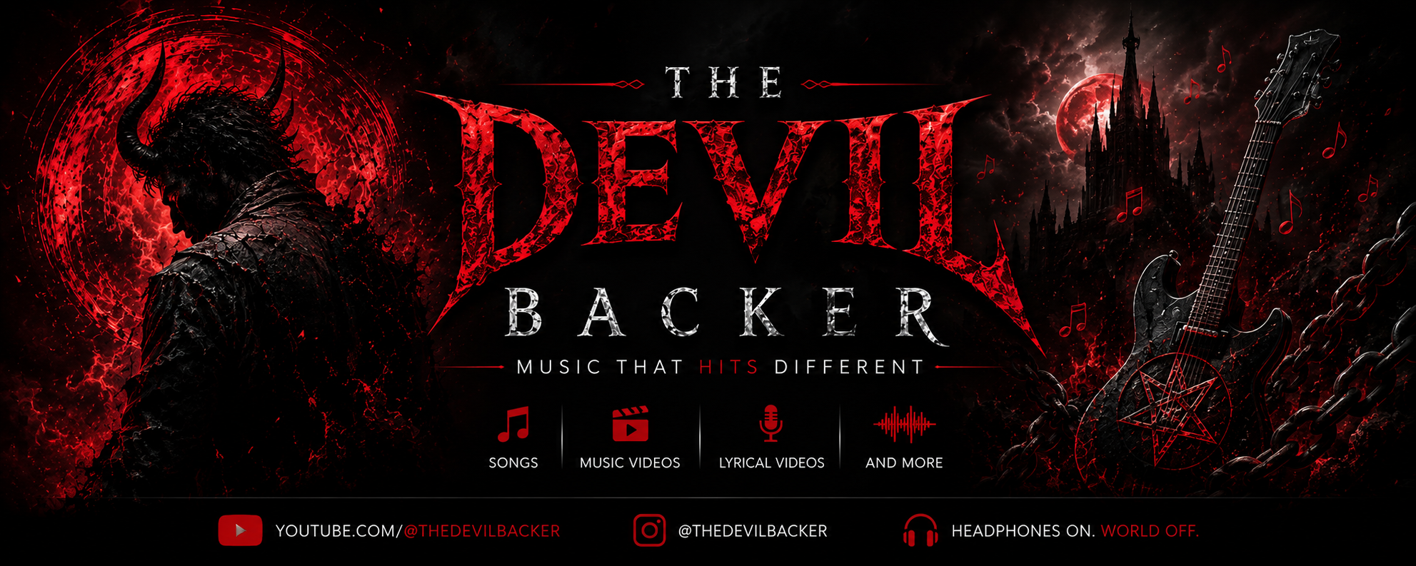 TheDevilBacker YouTube banner